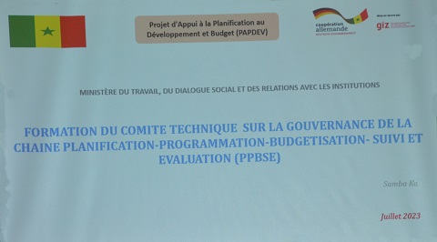 Renforcement des capacités au profit des membres du comité technique