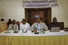Atelier sur les élections générales de représentativité des centrales syndicales